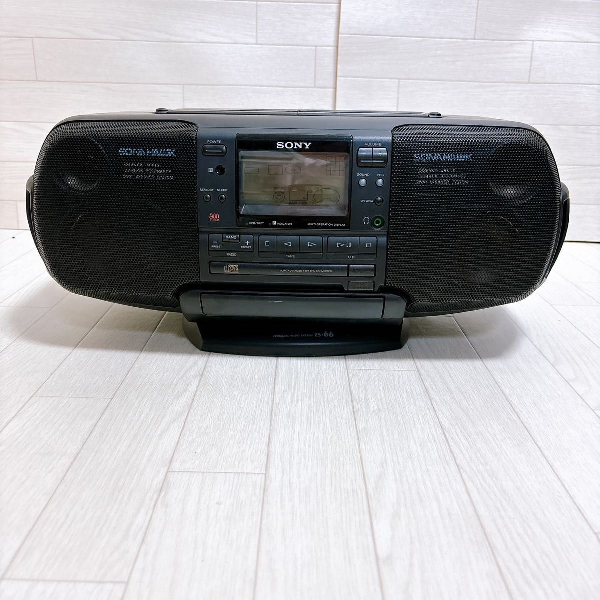 現状品 SONY ソニー ZS-66 ラジカセ SONAHOWK ソナホーク｜Yahoo