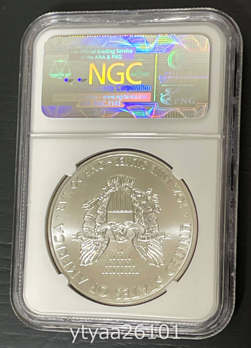 【銀貨 1円～】NGC鑑定 MS69 イーグル銀貨 １$ アメリカ シルバーイーグル 2011年 モダンコイン EAGLE 1ドルの画像2