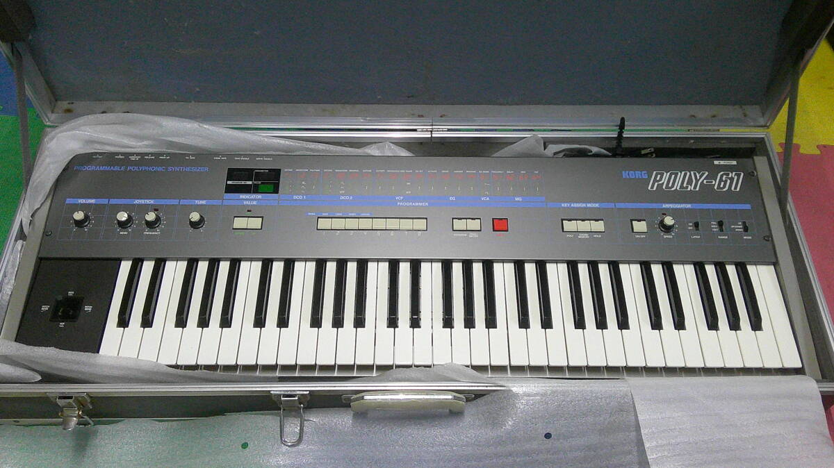KORG Korg POLY-61 жесткий чехол имеется аналог синтезатор 61 ключ клавиатура электризация OK Sagawa 160 размер 