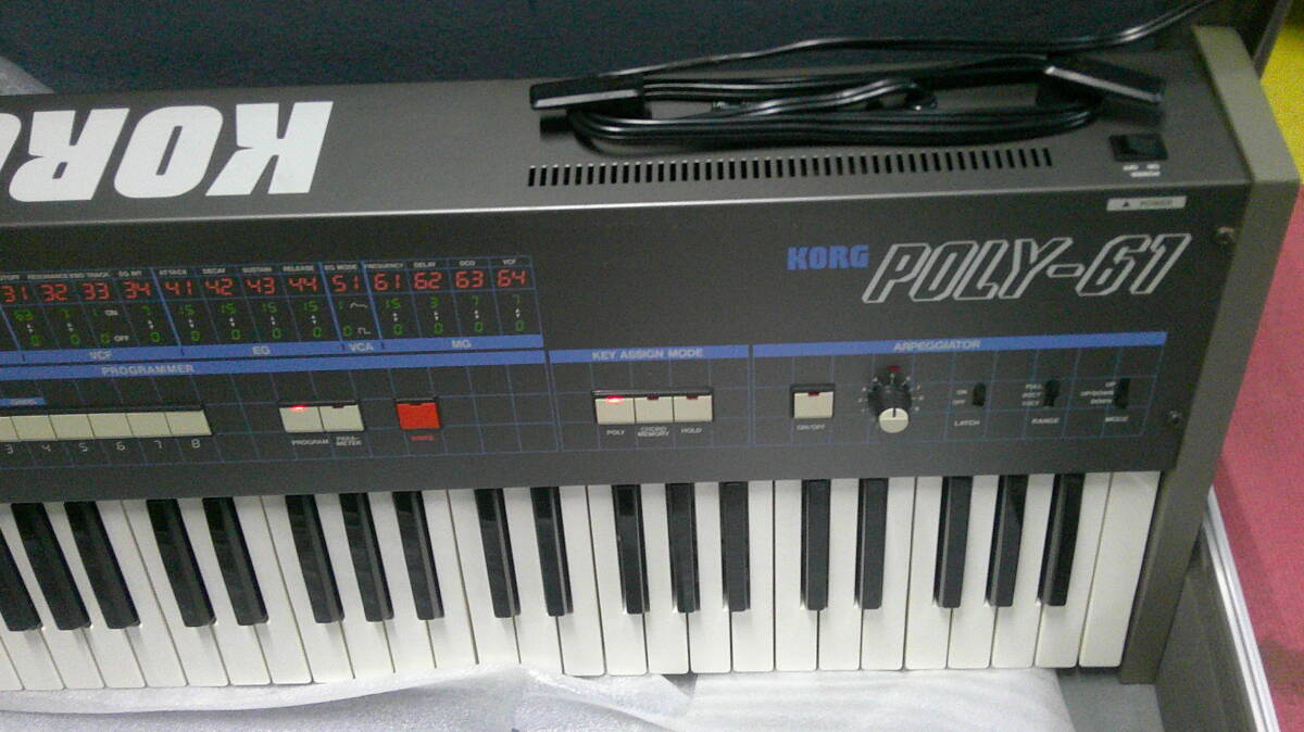 KORG Korg POLY-61 жесткий чехол имеется аналог синтезатор 61 ключ клавиатура электризация OK Sagawa 160 размер 