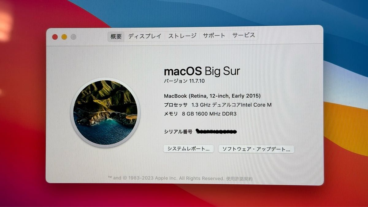 MacBook (Early 2015)1.3GHz メモリ8GB SSD512GB ゴールド　ジャンク扱い