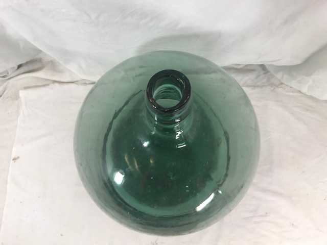 レトロ　大型　ガラス瓶　蒸溜瓶　デミジョンボトル　直径31×高さ46cm_画像2