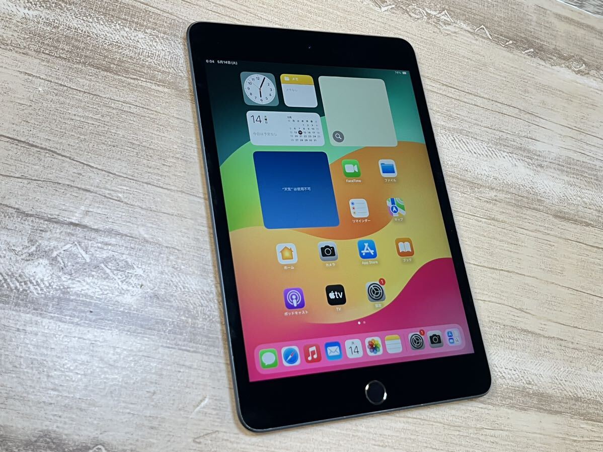 Apple iPad mini (第5世代) Wi-Fiモデル 64GB MUQW2J/A スペースグレイ_画像1