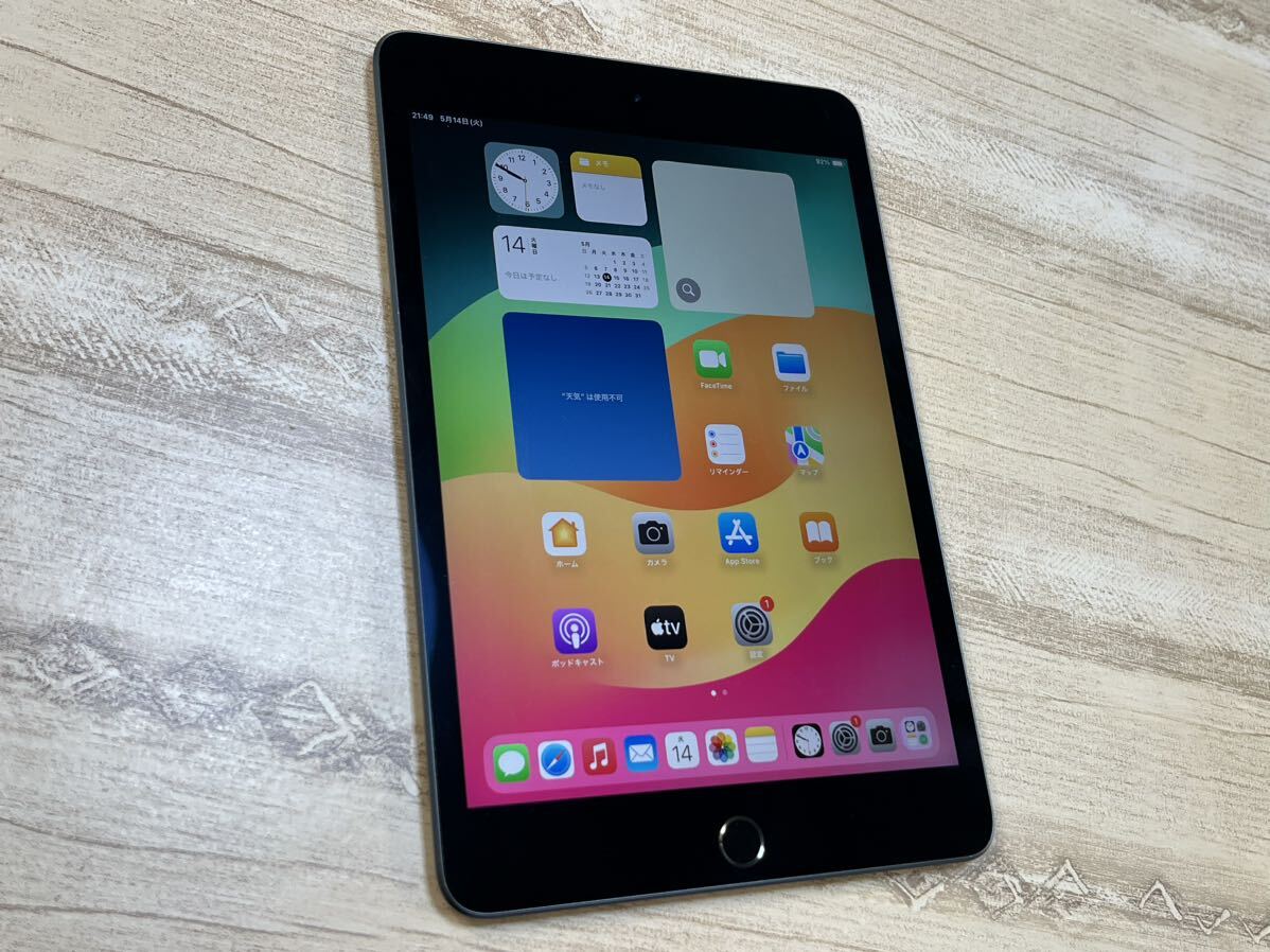 Apple iPad mini (第5世代) Wi-Fiモデル 64GB MUQW2J/A スペースグレイ _画像1