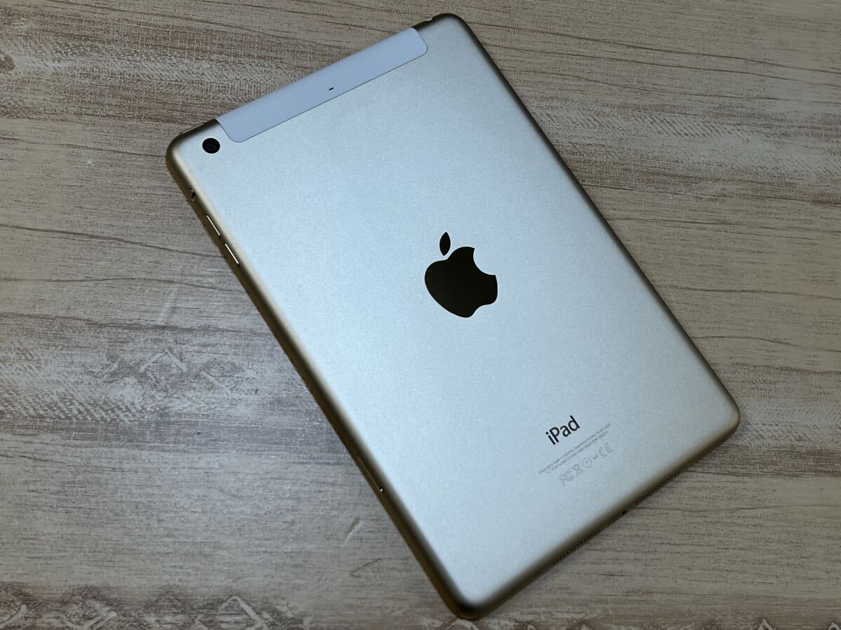 docomo Apple iPad mini 3 16GB MGYR2J/A ゴールド Wi-Fi+Cellular 第３世代_画像2