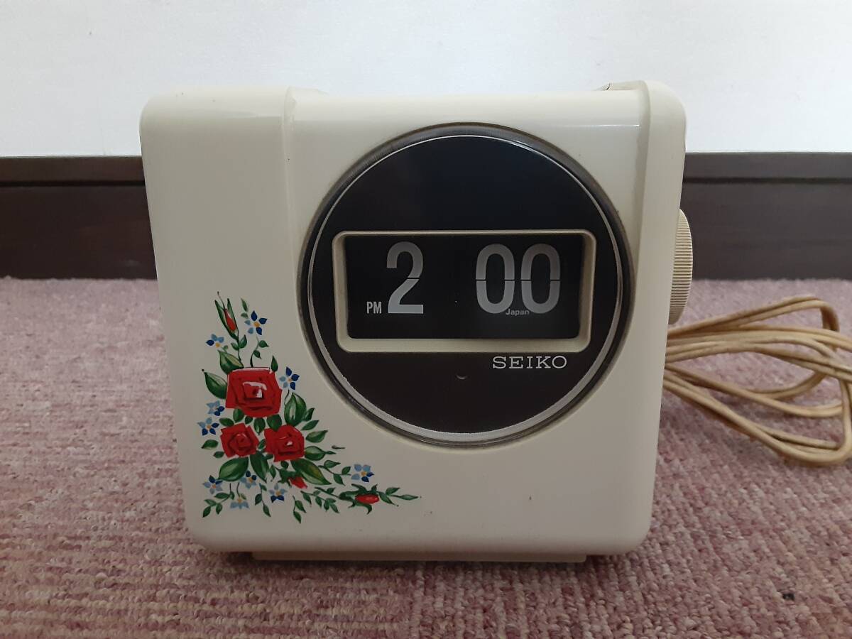 SEIKO セイコー　パタパタ時計　DZ 620　動作確認済み_画像1