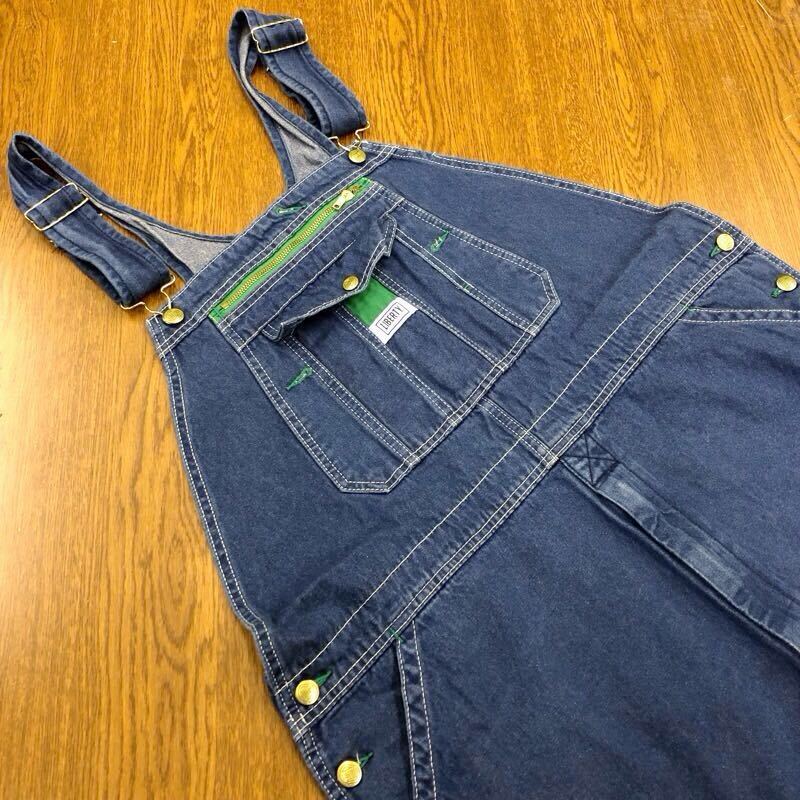 [FE029]LIBERTY W42 L30 large size big size overall Denim men's brand old clothes Liberty free shipping 