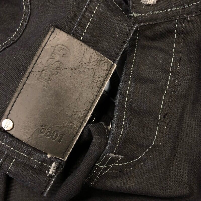 【FE099】G-STAR RAW 3301 W34 L34 ジーンズ ジーパン デニムパンツ メンズブランド古着 ジースターロウ3301 送料無料_画像7