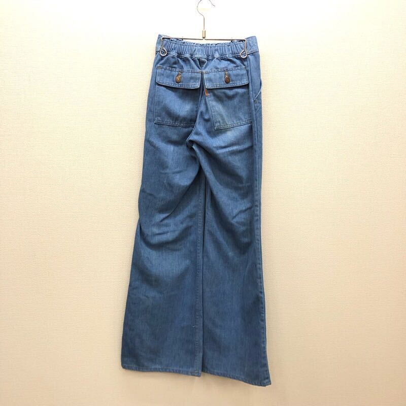 【FE133】Levi's W28 L30 フレア ジーンズ デニムパンツ ベルト付き 42TALON レディースブランド古着 リーバイス ボタン裏刻印32 送料無料_画像3