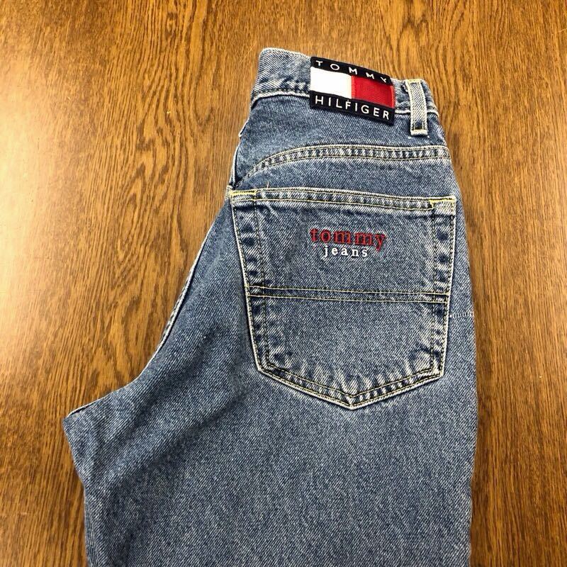 【FE134】TOMMY HILFIGER 3/34 ジーンズ ジーパン デニムパンツ レディースブランド古着 トミーヒルフィガー 送料無料_画像1