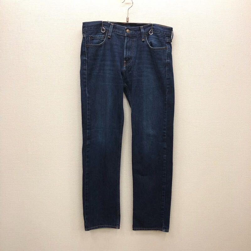 【FE163】HOLLISTER W31 L32 色落ち加工 ジーンズ ジーパン デニムパンツ メンズブランド古着 ホリスター 送料無料_画像2