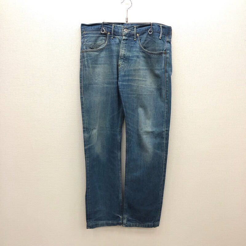 【FE180】Levi's W34 L34 色落ち加工 ジーンズ ジーパン デニムパンツ メンズブランド古着 リーバイス 送料無料_画像2