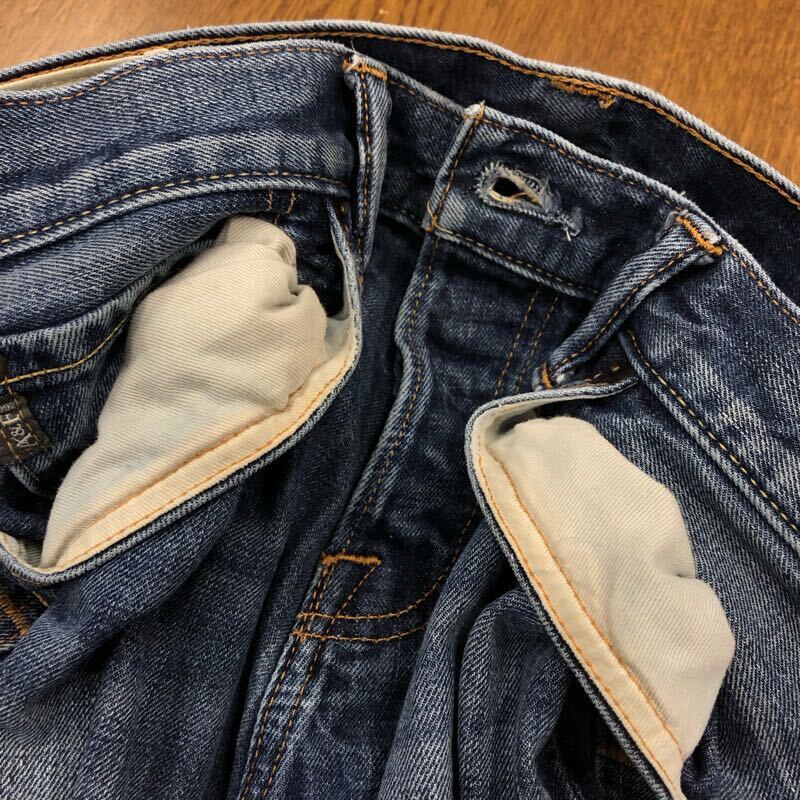 【FE213】Abercrombie&Fitch W32 L30 色落ち加工 ブーツカット ジーンズ ジーパン デニムパンツ メンズブランド古着 アバクロ 送料無料_画像8