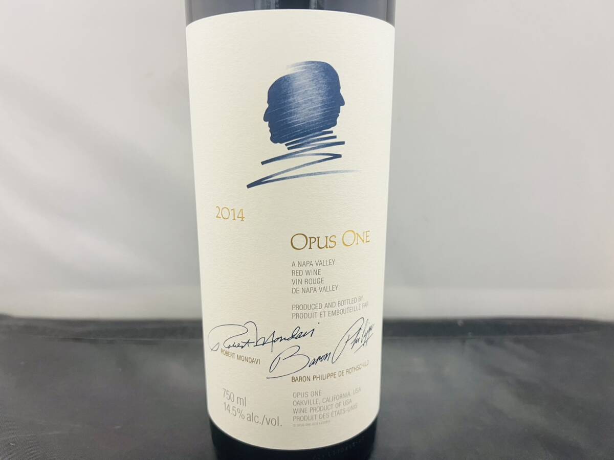 AL08-SG1-69 OPUS ONE オーパスワン 2014 赤ワイン 750ml 14.5% 未開栓_画像2