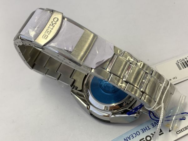 Y423-W6-1505 beautiful goods SEIKO Seiko PROSPEX Prospex diver 200m 4R35-01X0 Date blue face men's self-winding watch operation box attaching ⑥