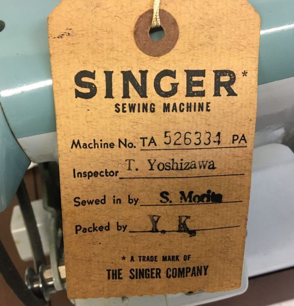 Z020-I39-9234 SINGER シンガー ミシン本体 TA526334 ハンドクラフト 手工芸 ※通電/手動針動作確認済 ※針なし_画像9