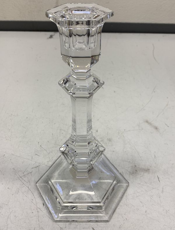 Y430-I39-9233 Baccarat baccarat awa fire - candle stand candle holder BY S+ARCK 11092 crystal glass height approximately 33cm ⑥