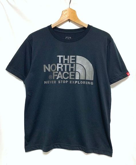 ☆美品　THE NORTH FACE ノースフェイス　HALF DOME LOGO TEE　ハーフドームロゴ Tシャツ ブラック×グレー M