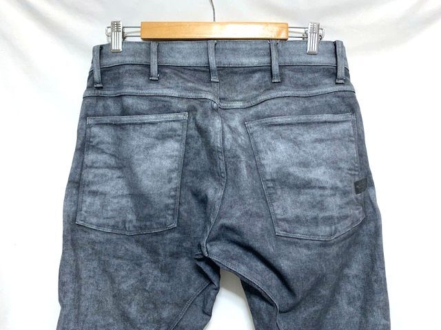 ★美品　G-STAR RAW ジースターロウ　AIR DEFENCE ZIP SKINNY　ジッパーデザイン ストレッチスキニーデニム グレー W32_画像5