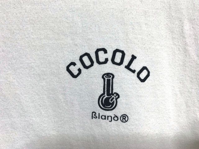 ☆美品　COCOLO BLAND ココロブランド　ロゴプリント クルーネックTシャツ ホワイト M_画像5