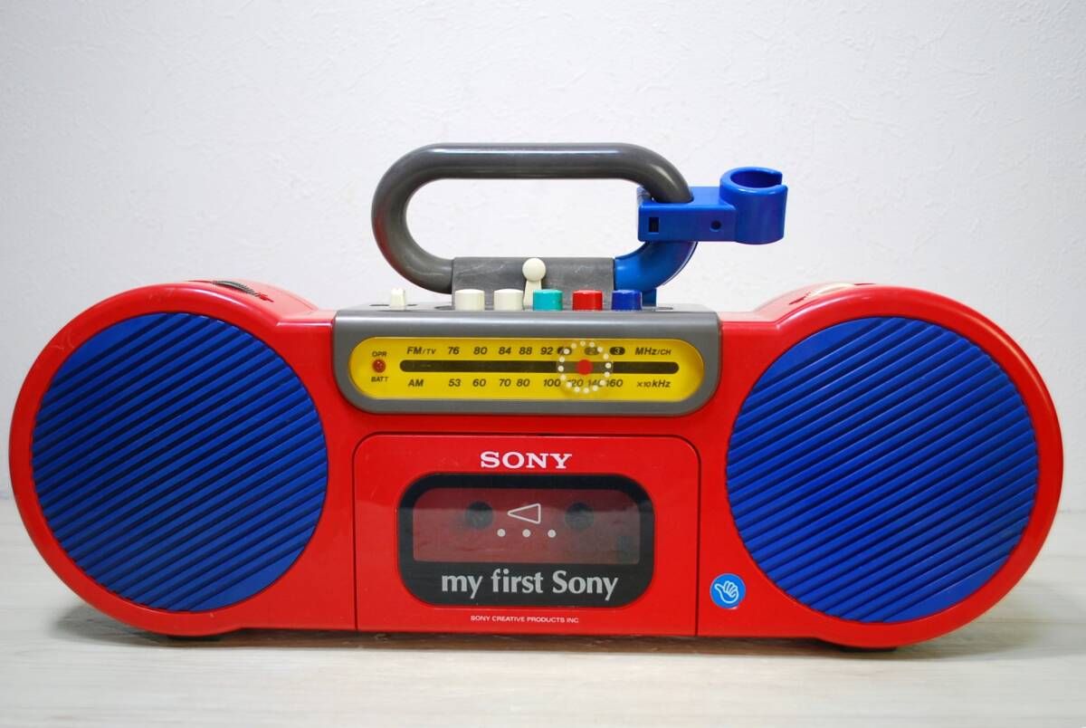 SONY ソニー my first sony ラジオカセットレコーダー　CFS-2020　ジャンク／検索用 アンティーク【05064】_画像2