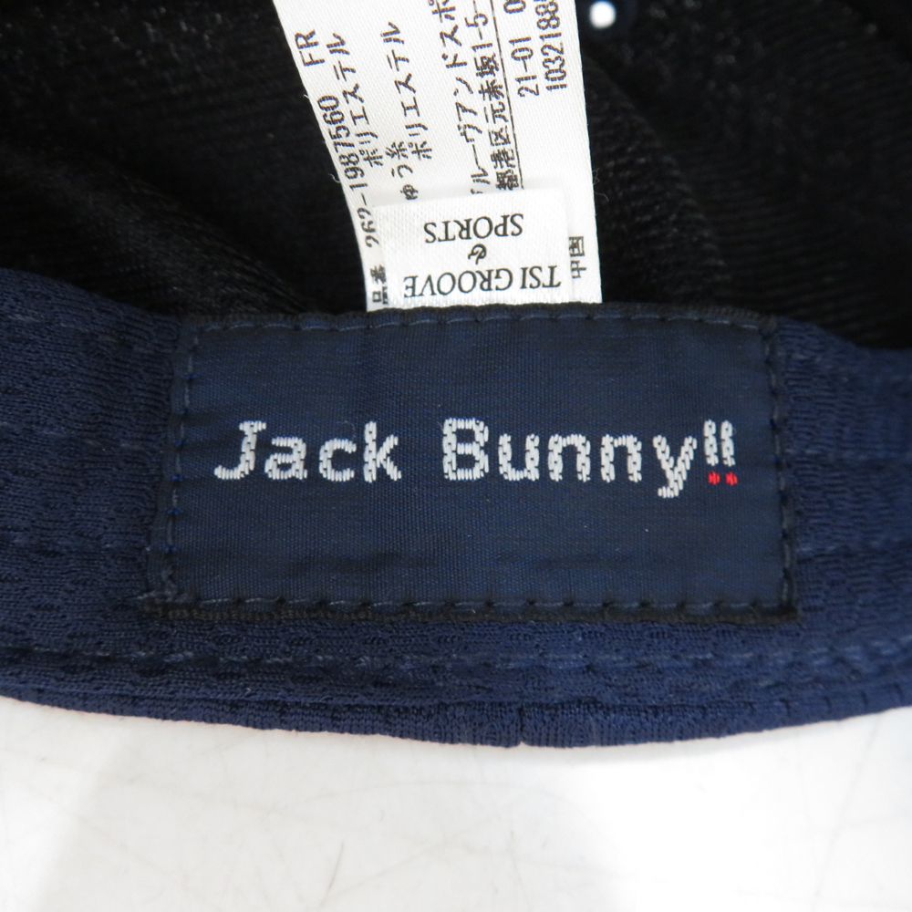 JACK BUNNY ジャックバニー キャップ ネイビー系 FR [240101184652] ゴルフウェア_画像5