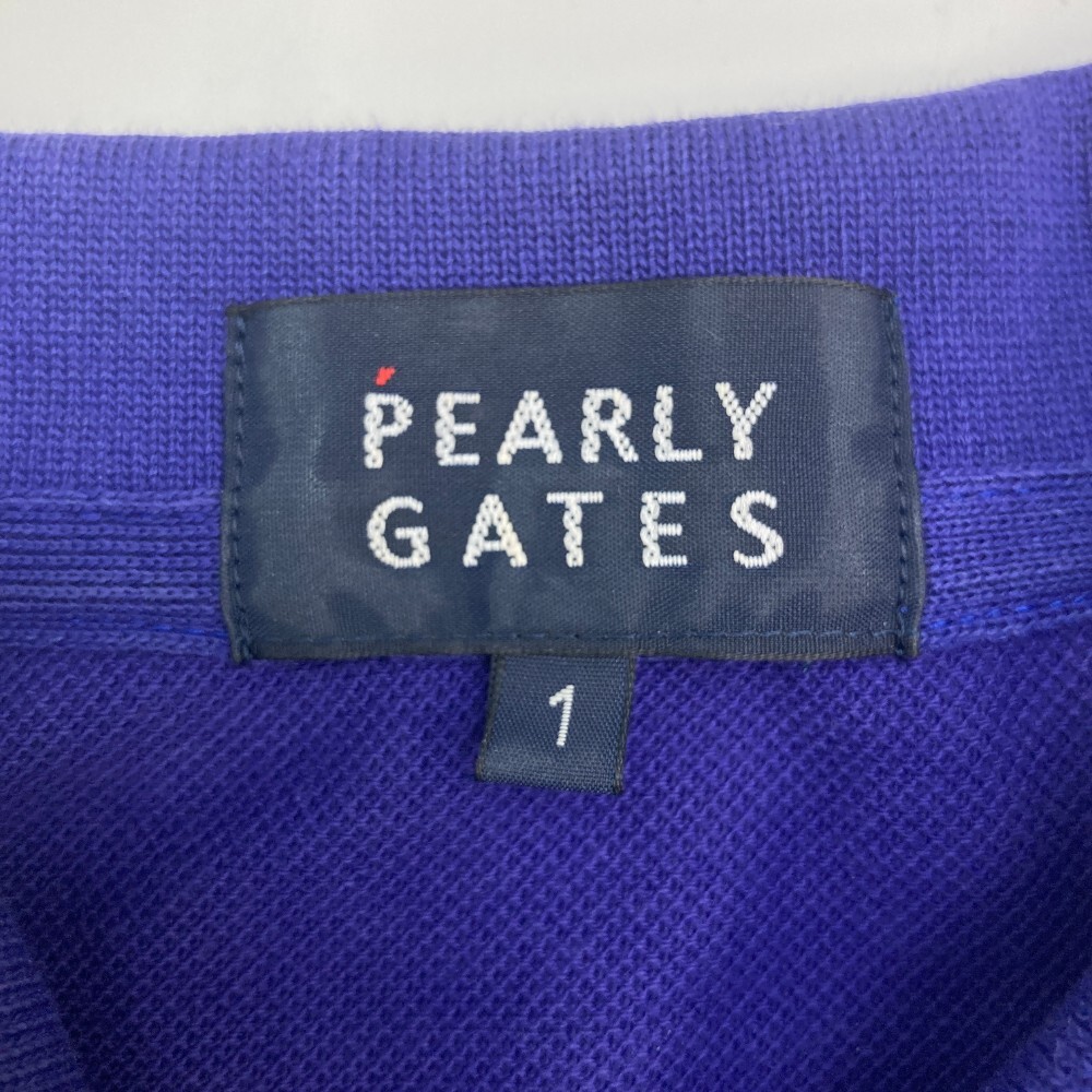 PEARLY GATES パーリーゲイツ 半袖ワンピース ロゴプリント ネイビー系 1 [240101182229] ゴルフウェア レディース_画像3