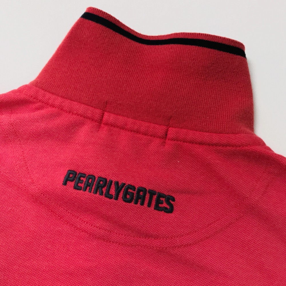 【1円】PEARLY GATES パーリーゲイツ 半袖ポロシャツ ワッペン レッド系 1 [240001921714] レディースの画像5