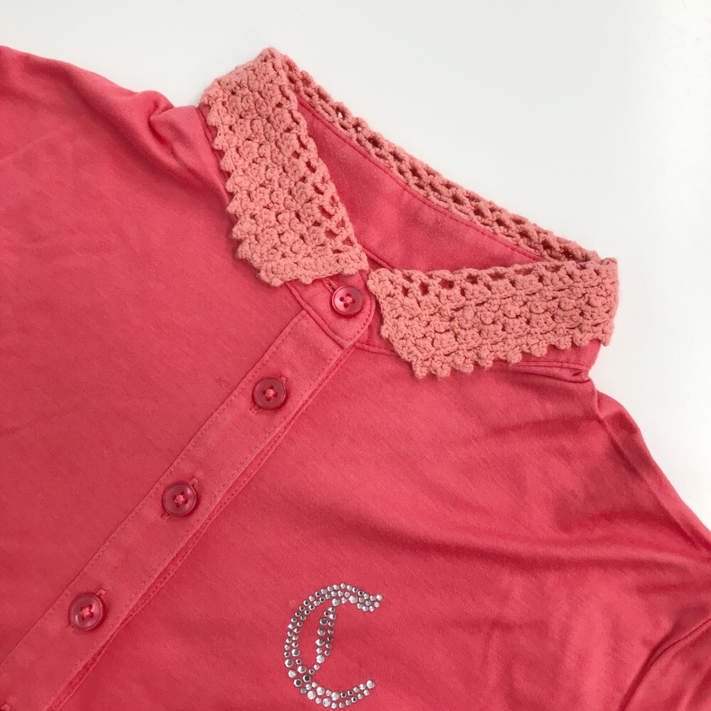 【1円】CALLAWAY キャロウェイ 半袖ポロシャツ ピンク系 S [240001935383] レディースの画像3