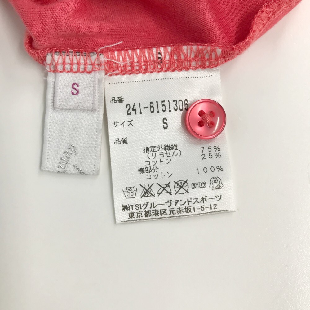 【1円】CALLAWAY キャロウェイ 半袖ポロシャツ ピンク系 S [240001935383] レディースの画像6