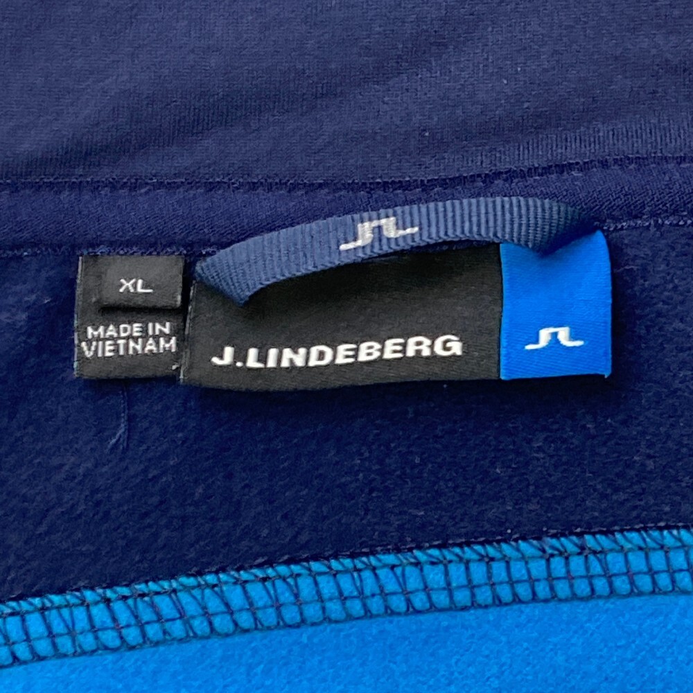J.LINDEBERG ジェイリンドバーグ 裏起毛 ジップジャケット ホワイト系 XL [240101186455] ゴルフウェア メンズ_画像3