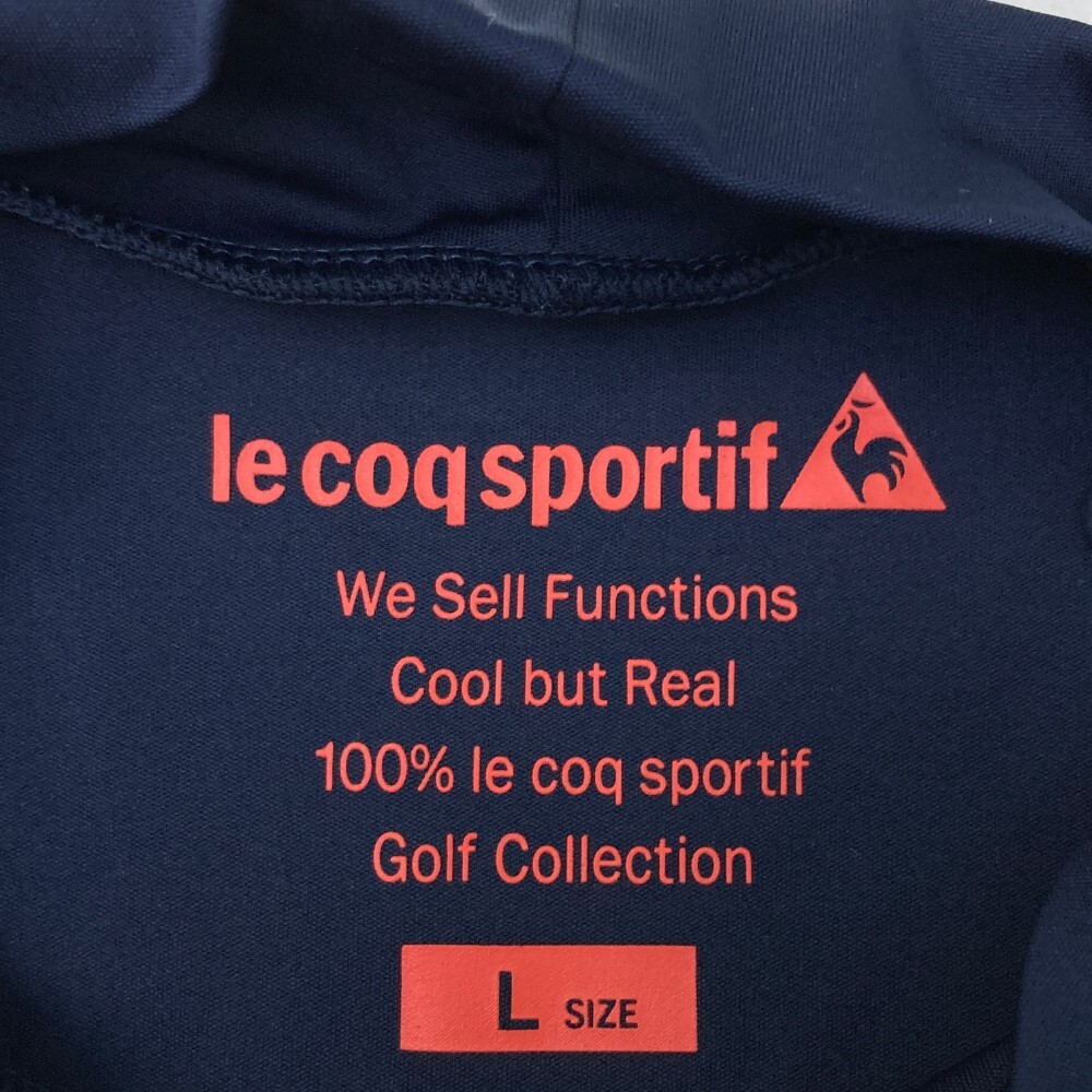 LECOQ GOLF ルコックゴルフ ハイネック 長袖Tシャツ ネイビー系 L [240101186681] ゴルフウェア レディース_画像3