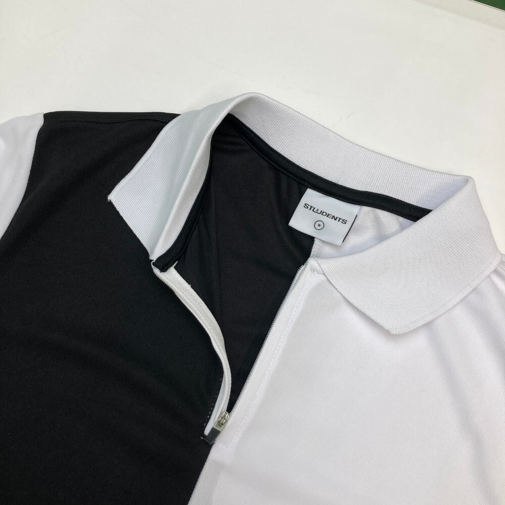 Students Golf　スチューデンツゴルフ 2023年モデル 半袖ポロシャツ ホワイト系 S [240101187076] ゴルフウェア メンズ_画像3