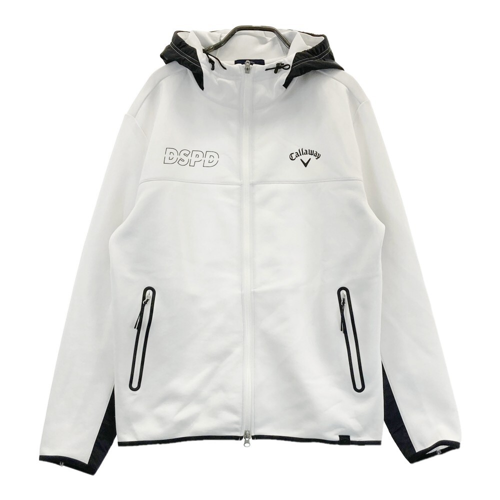 CALLAWAY キャロウェイ 2022年モデル スウェット ジップジャケット ホワイト系 L [240101187429] ゴルフウェア メンズ