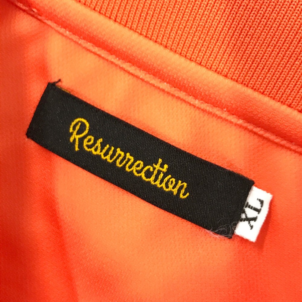 RESURRECTION レザレクション 半袖ポロシャツ オレンジ系 XL [240101189628] ゴルフウェア メンズ_画像4