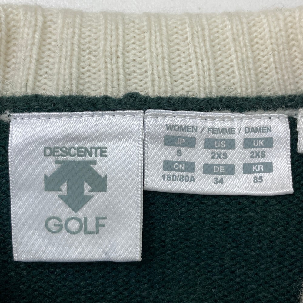 DESCENTE GOLF デサントゴルフ タートルネック ニットセーター グリーン系 S [240101188123] ゴルフウェア レディース_画像3