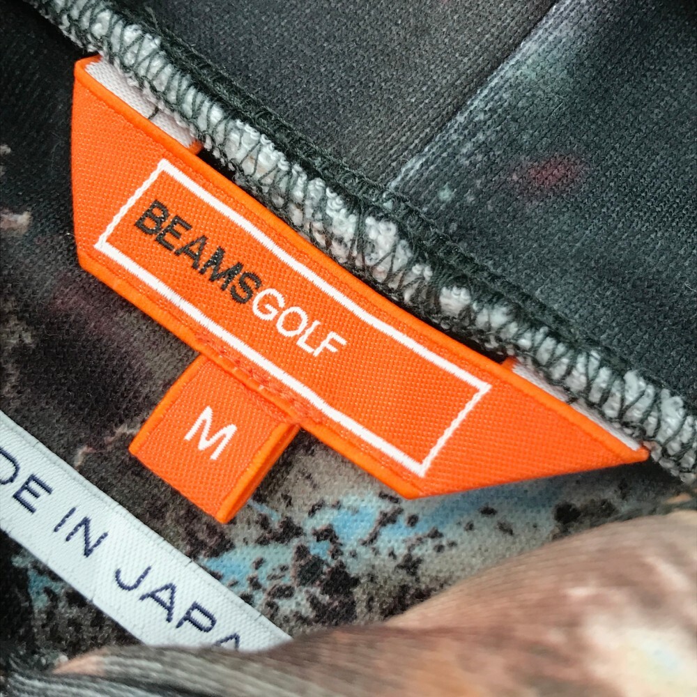 BEAMS GOLF ビームスゴルフ スウェットパーカー プルオーバー 総柄 宇宙 ブラック系 M [240101143407] ゴルフウェア レディース_画像5