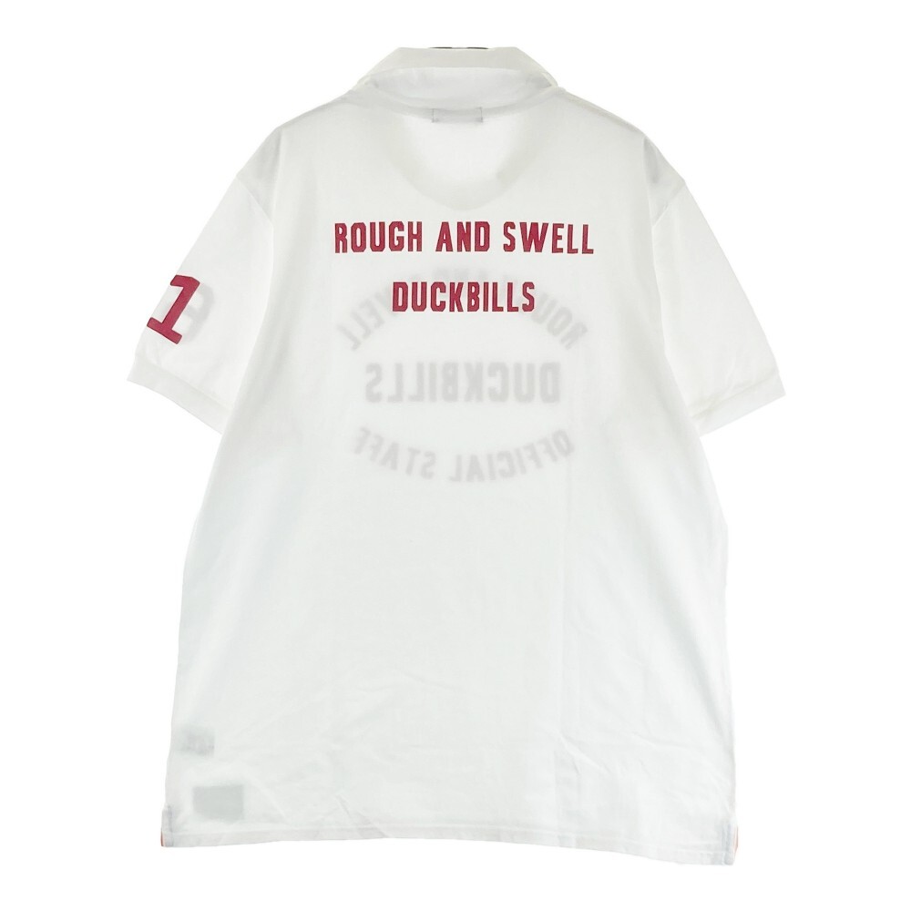 ROUGH&SWELL ラフアンドスウェル RSM-18022 襟付 半袖Tシャツ ホワイト系 XL [240101186397] ゴルフウェア メンズ_画像2