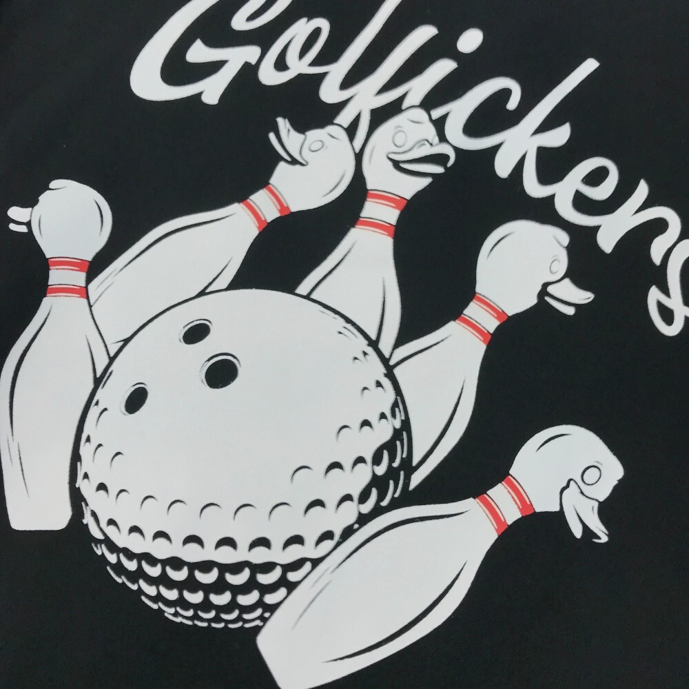 Golfickers ゴルフィッカーズ 半袖ポロシャツ ブラック系 M [240101189899] ゴルフウェア メンズ_画像4