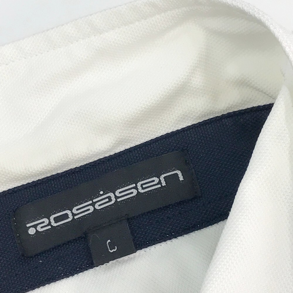 【1円】ROSASEN ロサーセン 半袖ポロシャツ ホワイト系 L [240001919984] メンズ_画像7