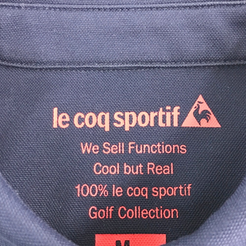 [1 иен ]LE COQ GOLF Le Coq Golf рубашка-поло с коротким рукавом общий рисунок темно-синий серия M [240001935451] женский 