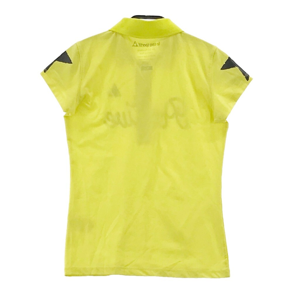 [1 иен ]LE COQ GOLF Le Coq Golf рубашка-поло с коротким рукавом оттенок желтого M [240001951664] женский 
