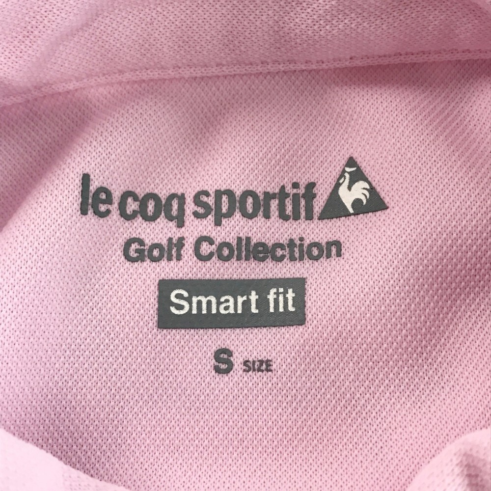 【1円】LE COQ GOLF ルコックゴルフ 半袖ポロシャツ 総柄 ホワイト系 S [240001953089] レディース_画像4