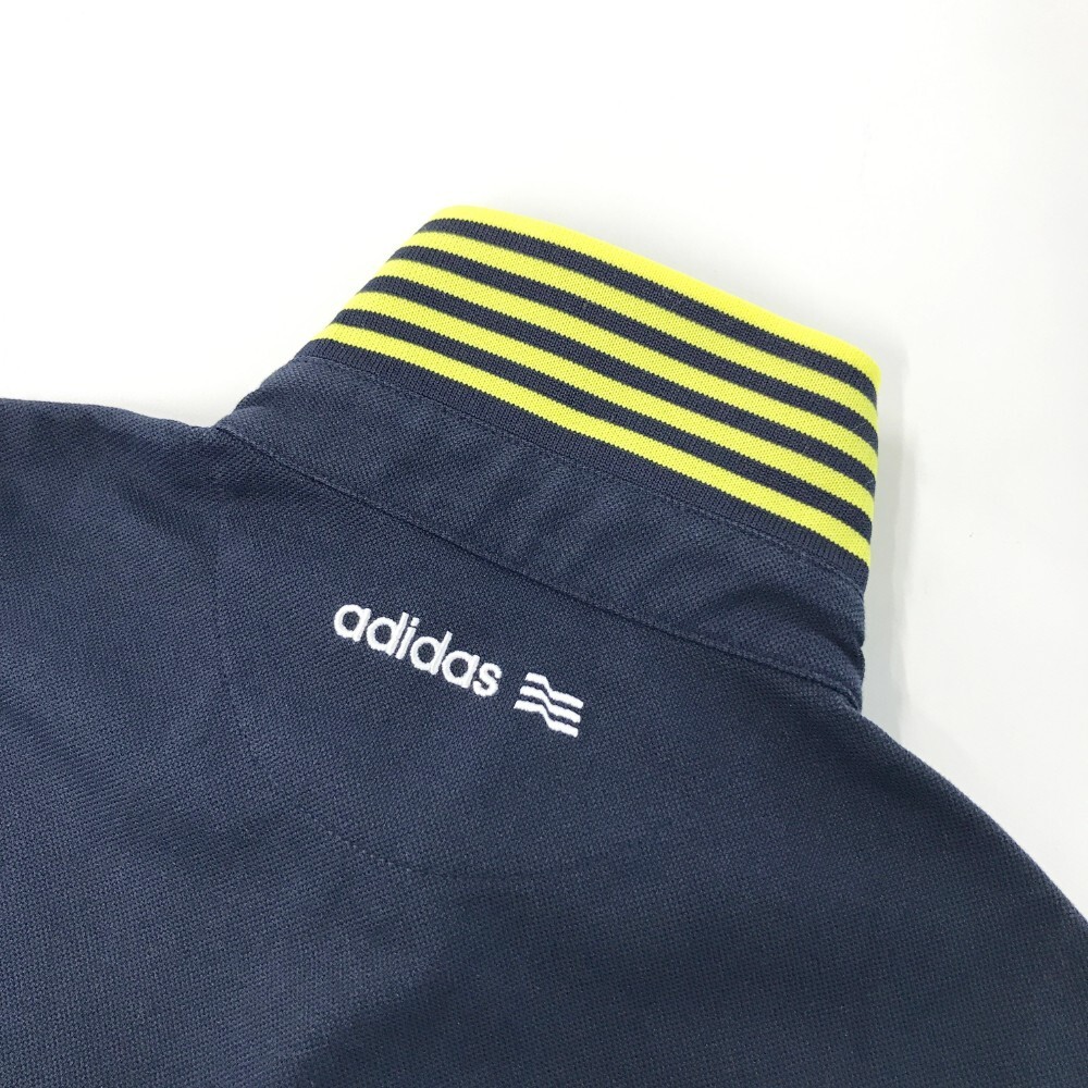 【1円】ADIDAS GOLF アディダスゴルフ 半袖ポロシャツ ネイビー系 L [240001987500] レディース_画像5