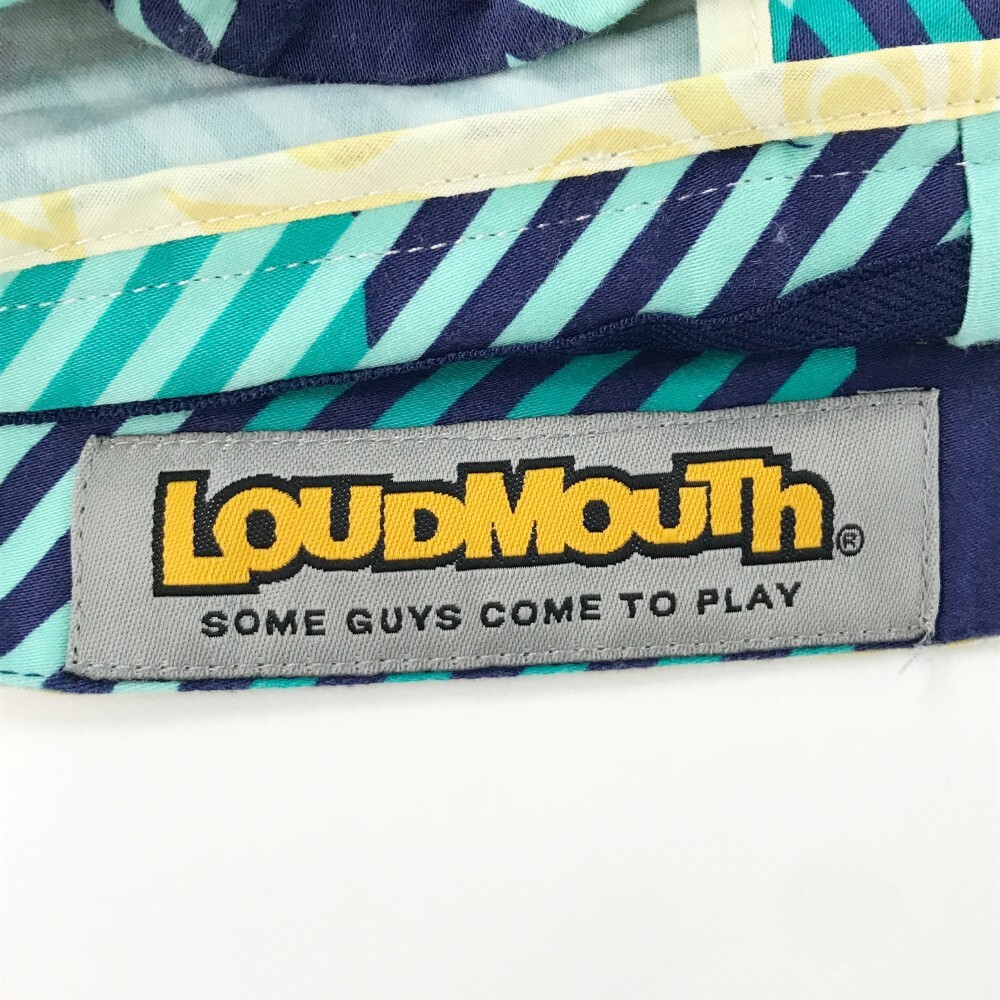 【1円】LOUD MOUTH ラウドマウス ストレッチパンツ 総柄 ブルー系 32 [240001940744] メンズ_画像5