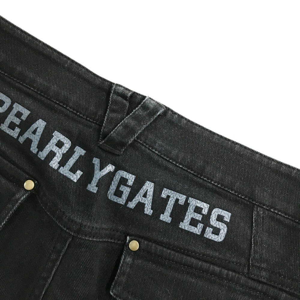 【1円】PEARLY GATES パーリーゲイツ ストレッチパンツ ブラック系 0 [240001943652] レディース_画像8