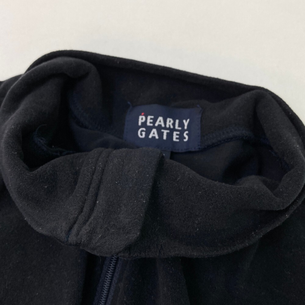 PEARLY GATES パーリーゲイツ ハーフジップ 長袖Tシャツ ネイビー系 5 [240101190176] ゴルフウェア メンズ_画像5