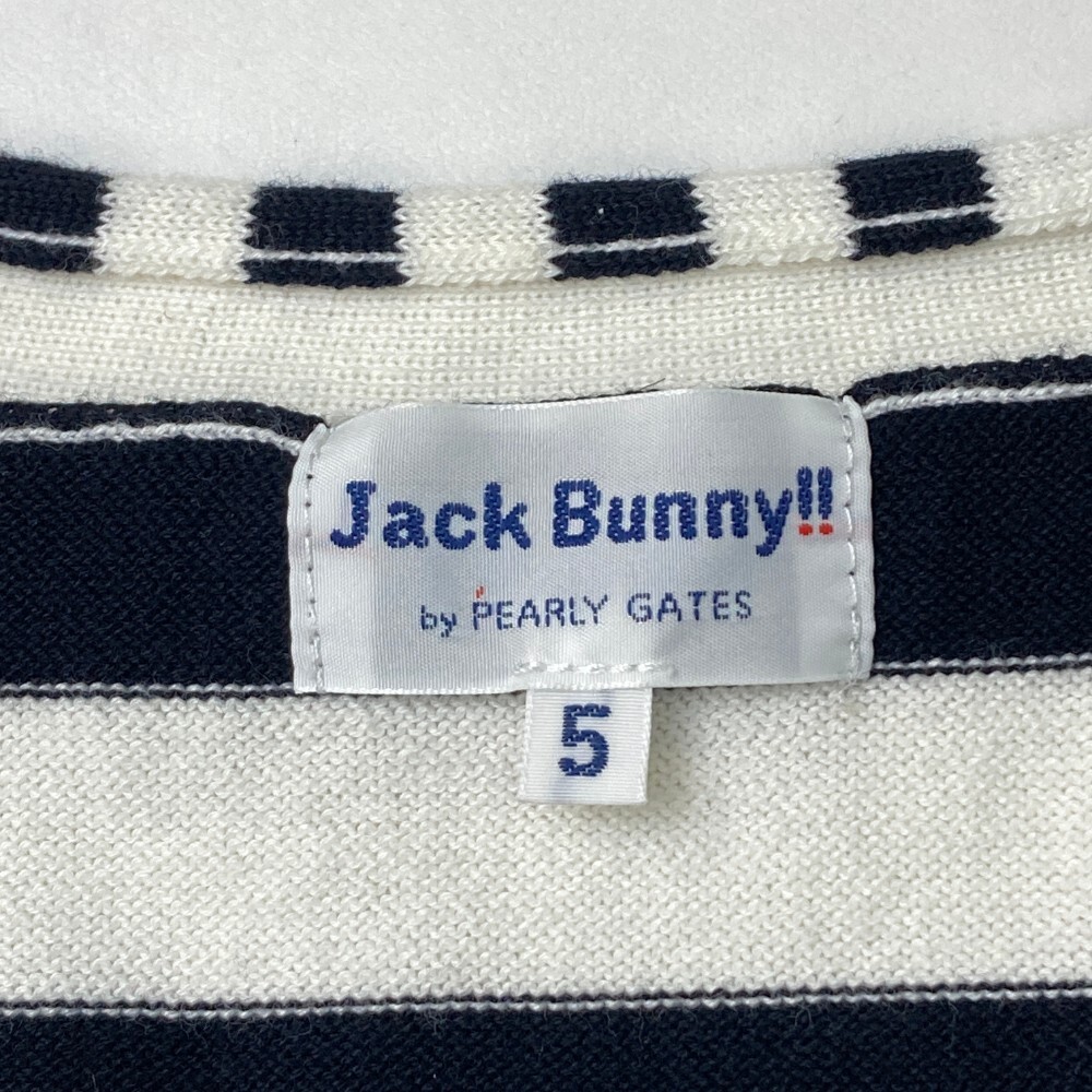 JACK BUNNY ジャックバニー Vネック ニットカーディガン ネイビー系 5 [240101190558] ゴルフウェア メンズ_画像3