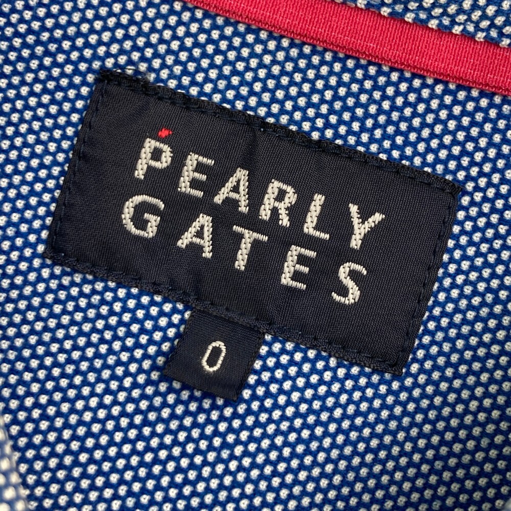 【1円】PEARLY GATES パーリーゲイツ 長袖ポロシャツ ボタンダウン ブルー系 0 [240101137163] レディース_画像3