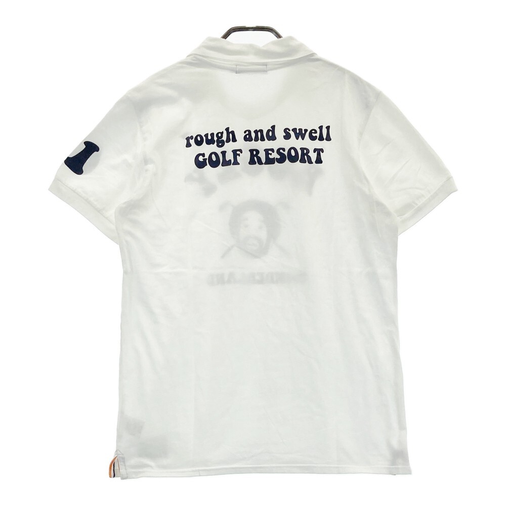 ROUGH&SWELL ラフアンドスウェル RSM-18021 襟付き 半袖Tシャツ ホワイト系 M [240101192771] ゴルフウェア メンズ_画像2